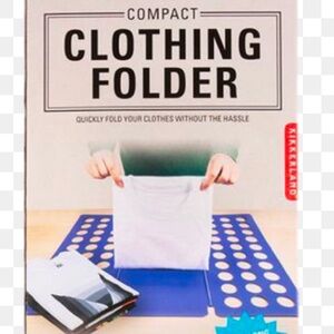 Kikkerland Blue Compact Clothing Folder